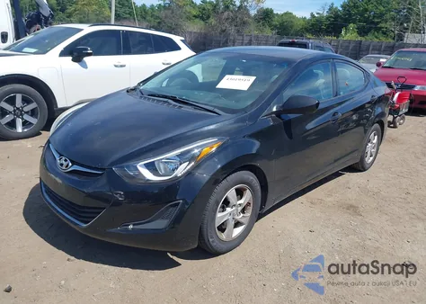 2014 Hyundai Elantra Se z USA, uszkodzony, nr VIN 5NPDH4AEXEH538114